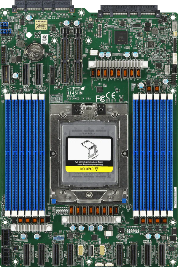 Servidor Supermicro A+ AS-1116CS-TN com AMD EPYC 9004/9005, até 12 Baias NVMe/SATA/SAS, 1U Rackmount - Imagem 2