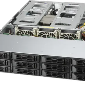 Servidor Supermicro A+ AS-2014CS-TR 2U AMD EPYC, 16 DIMMs, 4x PCIe 4.0 x16, 12 Baias Hot-Swap