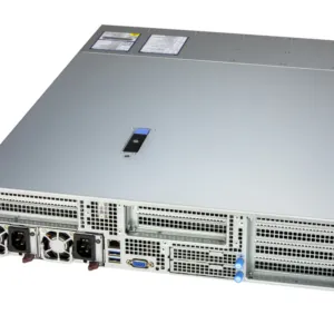 Servidor Supermicro A+ AS-2115HE-FTNR 2U, AMD EPYC 9004/9005, 24 Baias Hot-Swap 2,5", PCIe 5.0, Suporte a GPU