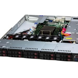Servidor Supermicro A+ AS-1115SV-WTNRT 1U AMD EPYC 8004, 10 Baias Hot-Swap, 3 PCIe 5.0, DDR5 até 768GB