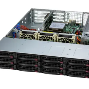 Servidor Supermicro A+ AS-2015SV-WTNRT 2U, AMD EPYC 8004, 12 Baias Hot-Swap, DDR5, PCIe 5.0, 2x 10GbE