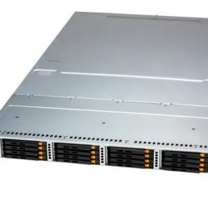 Servidor Supermicro SSG-122B-NE316R 1U All-Flash 16x NVMe E3.S, PCIe 5.0, Xeon 6, DDR5 até 8TB