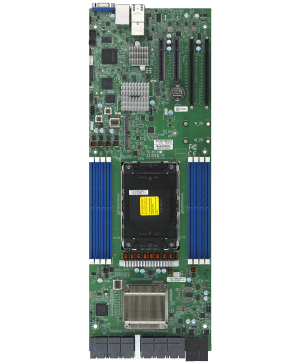 Servidor Supermicro SSG-221E-DN2R24R 2U Dual Node com 24 Baias NVMe U.2 PCIe 5.0 - Imagem 2