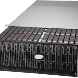 Servidor Supermicro SSG-542B-DE1CR90 4U com 90 Baias SAS/SATA, PCIe 5.0, Xeon E2