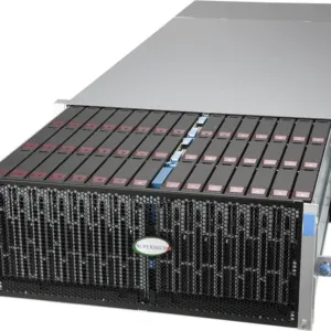 Servidor Supermicro SSG-640SP-E1CR90 4U, 90 Baias Hot-Swap, Xeon Escalável, PCIe 4.0