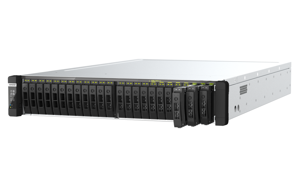 QNAP TDS-h2489FU-4309Y-64G - Storage Enterprise NVMe All-Flash com Dual Xeon Silver e 64GB RAM - Imagem 3
