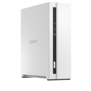 QNAP TS-133 NAS 1-Bay, CPU Quad-Core, 2GB RAM, Nuvem Privada com IA e Backup Multimídia