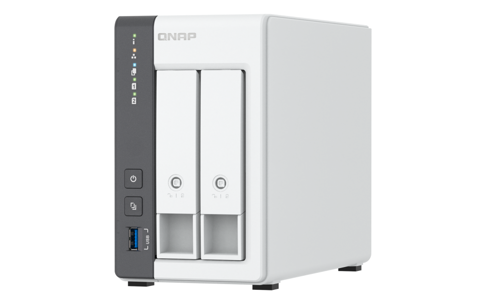 QNAP TS-216G – NAS 2-Bay 2.5GbE, 4GB RAM, NPU IA, ARM Quad-Core