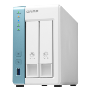 Servidor NAS QNAP TS-231K, 2 Baias, Quad-Core 1.7GHz, 1GB RAM DDR3, Branco