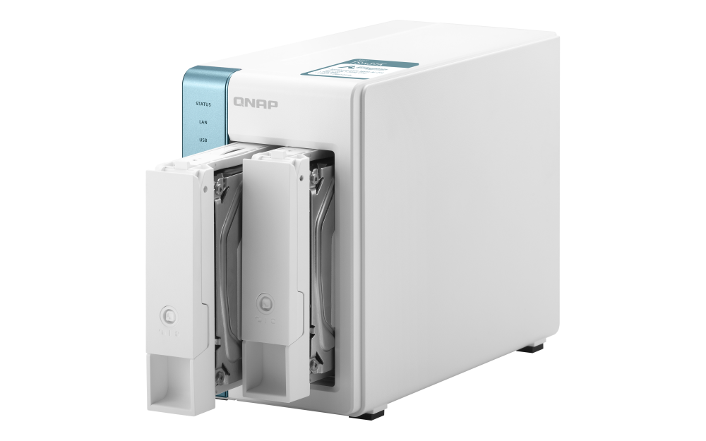 Servidor NAS QNAP TS-231K, 2 Baias, Quad-Core 1.7GHz, 1GB RAM DDR3, Branco - Imagem 5