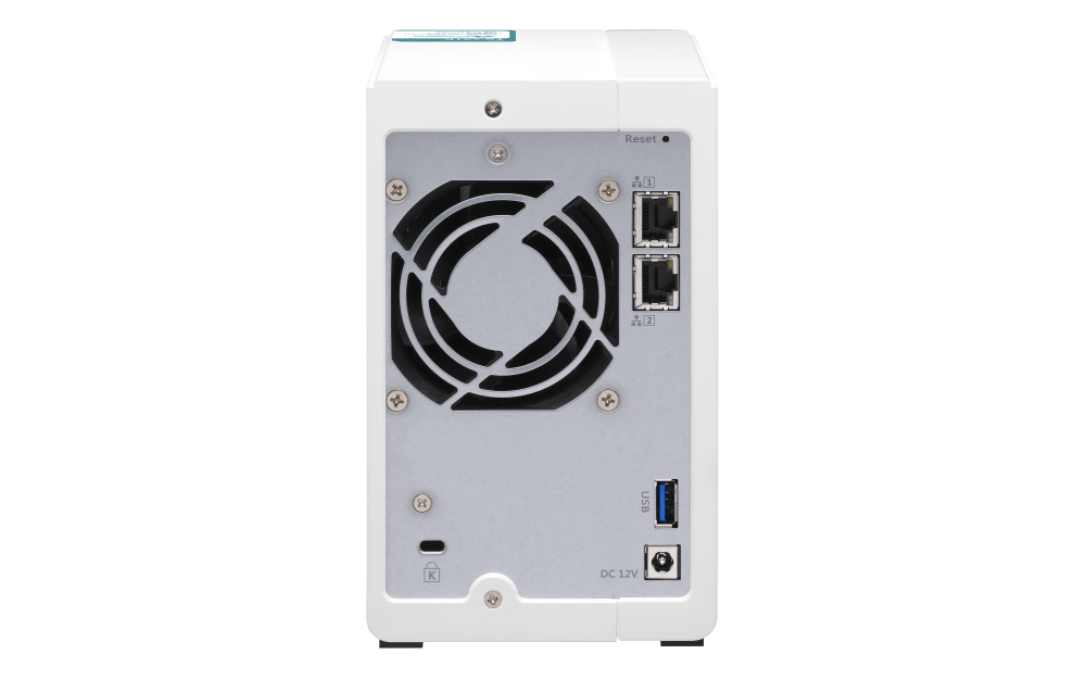 Servidor NAS QNAP TS-231K, 2 Baias, Quad-Core 1.7GHz, 1GB RAM DDR3, Branco - Imagem 2