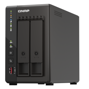 QNAP TS-253E-8G NAS 2 Baias, 2.5GbE, HDMI Duplo, 8GB RAM, M.2 NVMe