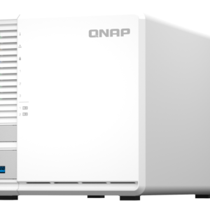 QNAP TS-364-4G NAS 3 Baias com Intel Celeron, 2.5GbE, HDMI 4K e Slots M.2 SSD