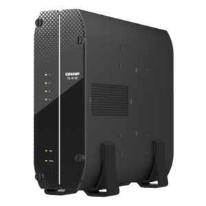 QNAP TS-410E-8G NAS 2,5GbE Fanless HDMI 4K SSD AES-NI 8GB