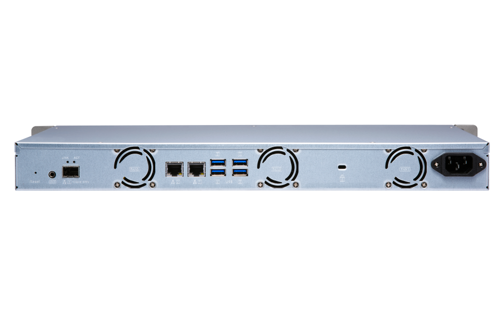 QNAP TS-431XeU – NAS 4 Baias, Quad-Core, 8GB RAM, 10GbE, Montagem em Rack Curto - Imagem 2