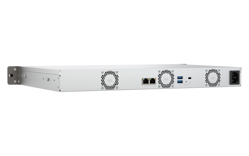 QNAP TS-433eU 1U Rackmount NAS, 4GB RAM, ARM Cortex-A55, 2x 2.5GbE