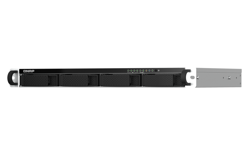 Servidor NAS QNAP TS-464eU-8G, Intel Celeron Quad-Core, 4 Baias, 8GB DDR4, 2x 2.5GbE, HDMI 4K, Suporte M.2 NVMe