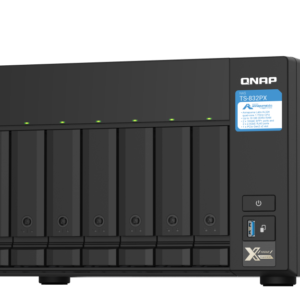 QNAP TS-832PX-4G NAS 8 Baias, Quad-Core 1,7GHz, 4GB RAM, 10GbE + 2,5GbE, PCIe