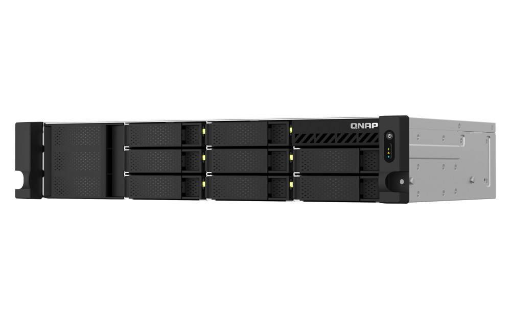 QNAP TS-864eU-4G NAS Rackmount Intel Celeron Quad-Core, 4GB DDR4, 2.5GbE, HDMI, PCIe