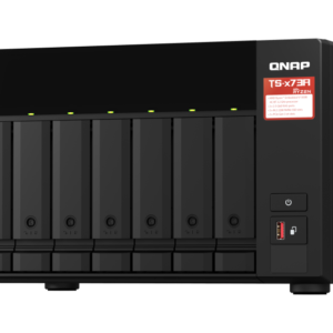 Servidor NAS QNAP TS-873A-8G, AMD Ryzen V1500B, 8GB DDR4, 2x 2.5GbE, 2x PCIe, 2x M.2 NVMe