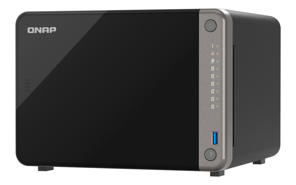 NAS QNAP TS-AI642-8G com IA, 8 Núcleos ARM, 8GB RAM, 2.5GbE, HDMI Duplo