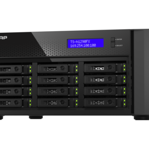 QNAP TS-h1290FX-7232P-64G - Storage NAS Enterprise All-Flash 12 Baias NVMe