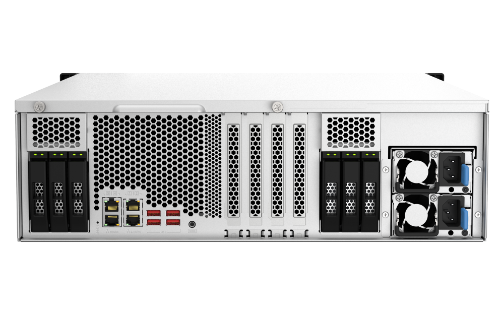 QNAP TS-h2287XU-RP-E2378-64G - Storage Enterprise 22 Baias com Intel Xeon 8-Core - Imagem 2