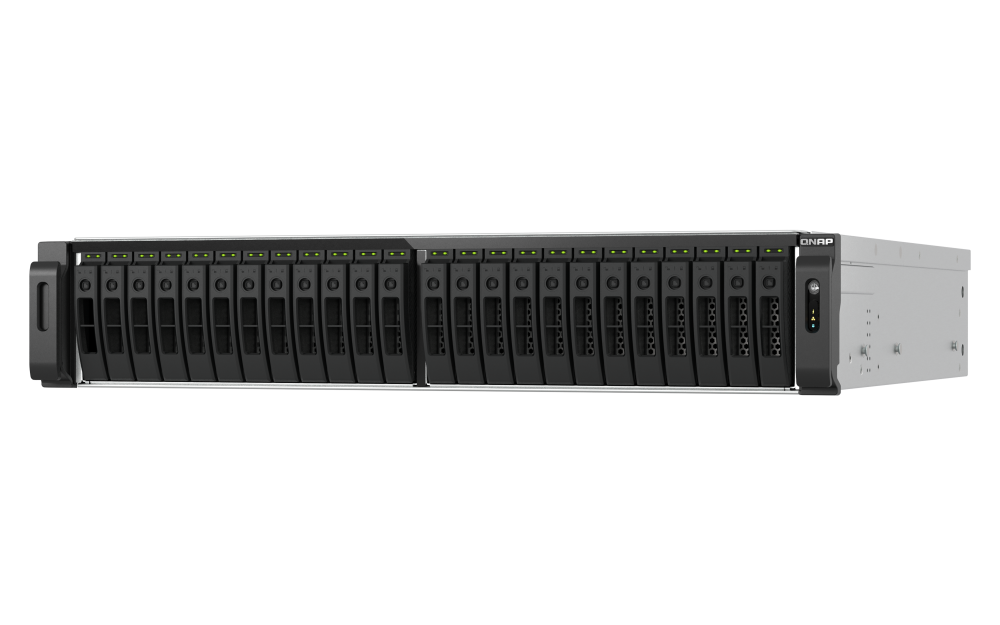 QNAP TS-h3077AFU-R7-64G – Storage All-Flash Enterprise 30 Baias com AMD Ryzen 7 e 64GB DDR5