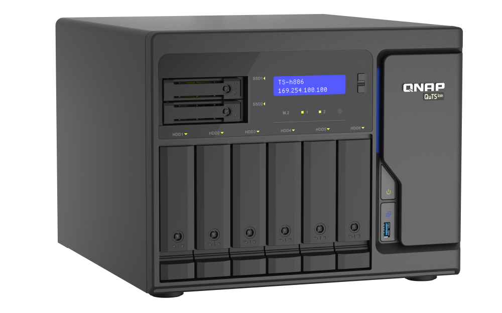 TS-h886-D1602-8G - Storage NAS Enterprise com Intel® Xeon® D-1602 e Sistema QuTS hero - Imagem 4