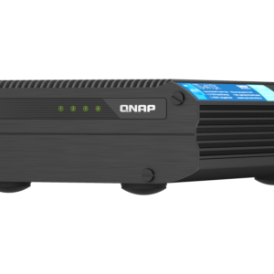 Servidor NAS QNAP TS-i410X-8G Industrial, Intel Atom Quad-Core, 8GB RAM, 2x 10GbE, HDMI 4K, Sem Ventoinha