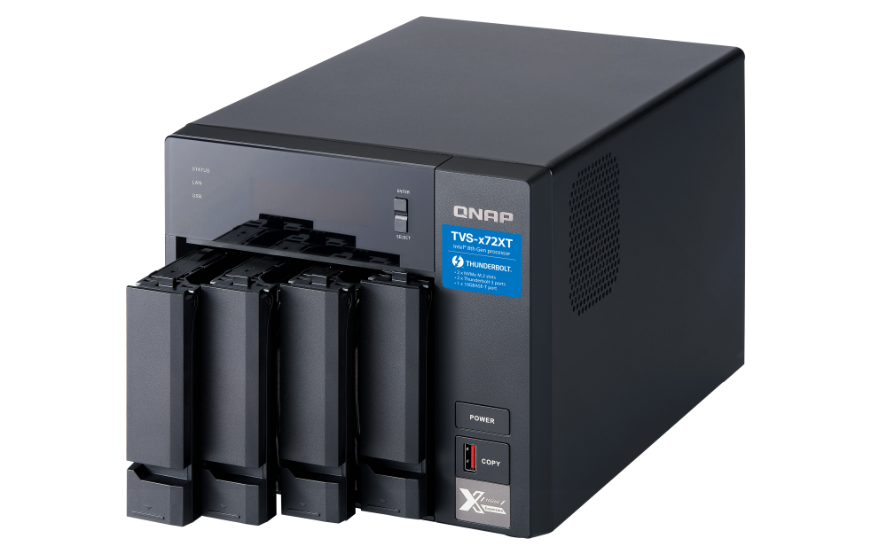 QNAP TVS-472XT-PT-4G (Legacy) - Storage NAS Profissional com Thunderbolt 3 | Vircos - Imagem 6