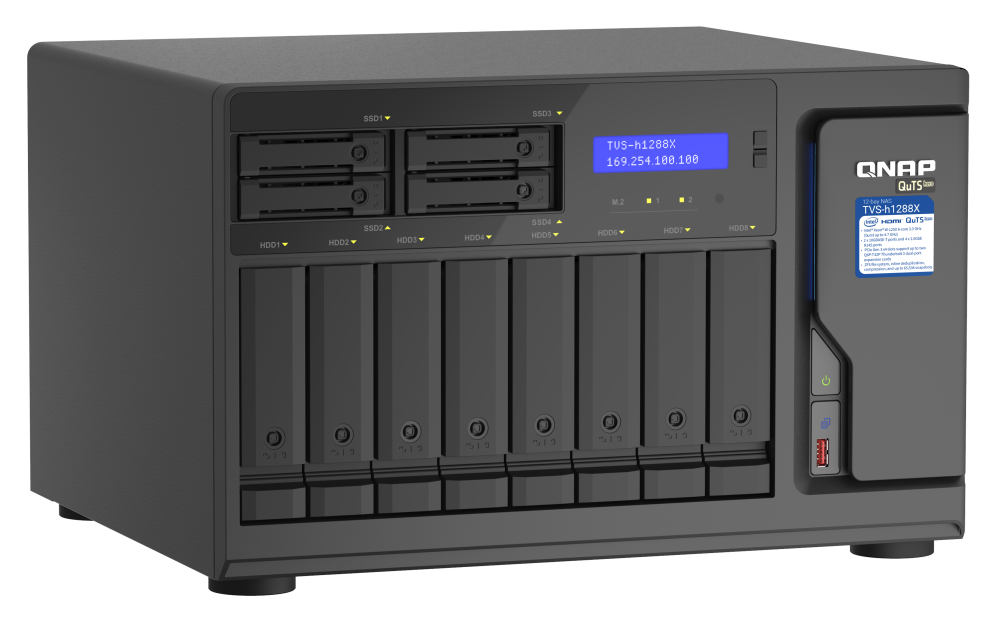 TVS-h1288X-W1250-16G - Storage NAS Enterprise com Intel® Xeon® W-1250 e Sistema QuTS hero - Imagem 4