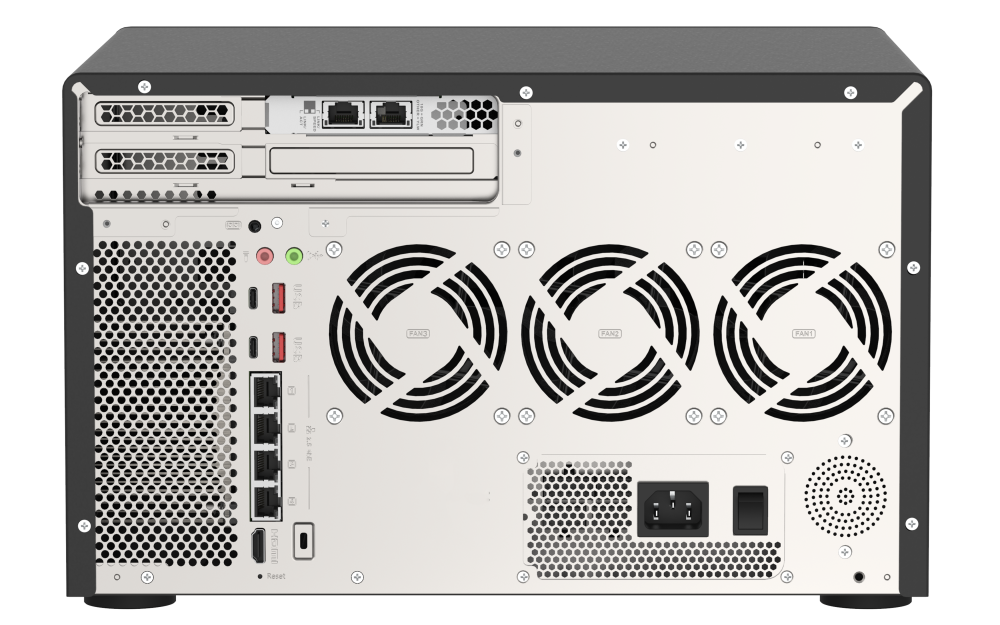 TVS-h1288X-W1250-16G - Storage NAS Enterprise com Intel® Xeon® W-1250 e Sistema QuTS hero - Imagem 2