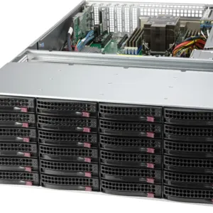 Servidor Supermicro SSG-540P-E1CTR36H 4U com 36 Baias, Xeon Scalable, PCIe 4.0, 2x 10GbE