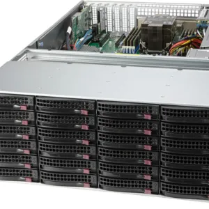 Servidor Supermicro SSG-540P-E1CTR36L 4U com 36 Baias 3,5" SAS/SATA, Xeon Scalable, 2x 10GbE, PCIe 4.0