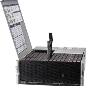 Servidor Supermicro SSG-540P-E1CTR45H 4U, 45 Baias 3,5", Xeon Scalable, PCIe 4.0, 2x 10GbE