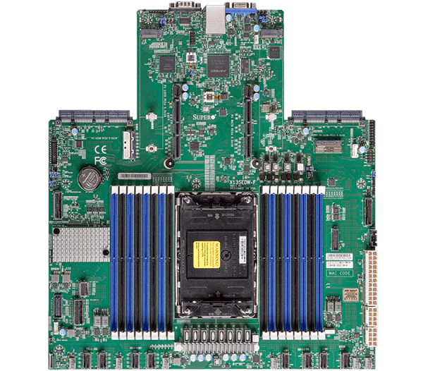 Supermicro SuperServer SYS-111C-NR 1U - Xeon 5ª Geração, 10 Baias NVMe/SAS/SATA, 2x PCIe 5.0, 16x DDR5, Redundância - Imagem 2
