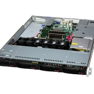 Servidor Supermicro SYS-511R-W 1U, Xeon LGA-1700, 4 Baias Hot-Swap, DDR5 ECC, PCIe 5.0