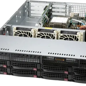 Servidor Supermicro SYS-520P-WTR 2U Intel Xeon Scalable, 8 Baias Hot-Swap, 10GbE, PCIe 4.0