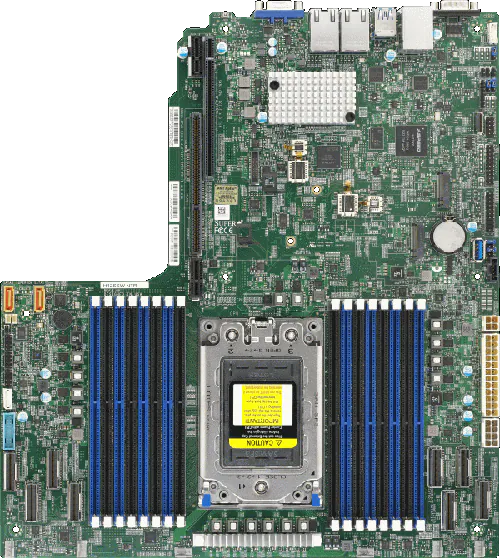 Servidor Supermicro A+ AS-1114S-WN10RT 1U, AMD EPYC, 10x NVMe/SATA, 2x 10GbE, 3x PCIe 4.0 - Imagem 2