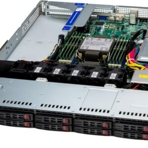 Servidor Supermicro SuperServer SYS-112B-WR 1U, Xeon 6, DDR5, PCIe 5.0, até 10x NVMe/SAS, Dual PSU