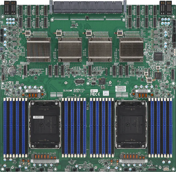 Supermicro GPU SuperServer SYS-422GS-NBRT-LCC – Sistema 4U Intel Xeon 6700 com 8 GPUs NVIDIA HGX B200 e Resfriamento Líquido - Imagem 5