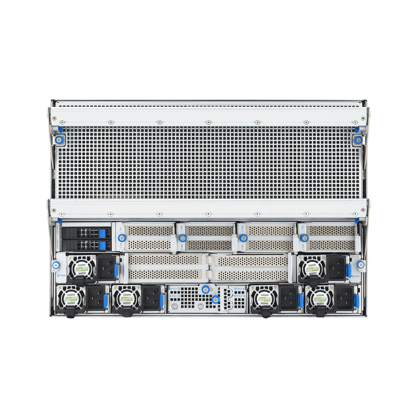 ASUS ESC A8A-E12U – Servidor GPU 7U com 8 AMD Instinct™ MI325X, Dual AMD EPYC™ 9005, 11 PCIe, 24 DIMMs e 10 NVMe - Imagem 20