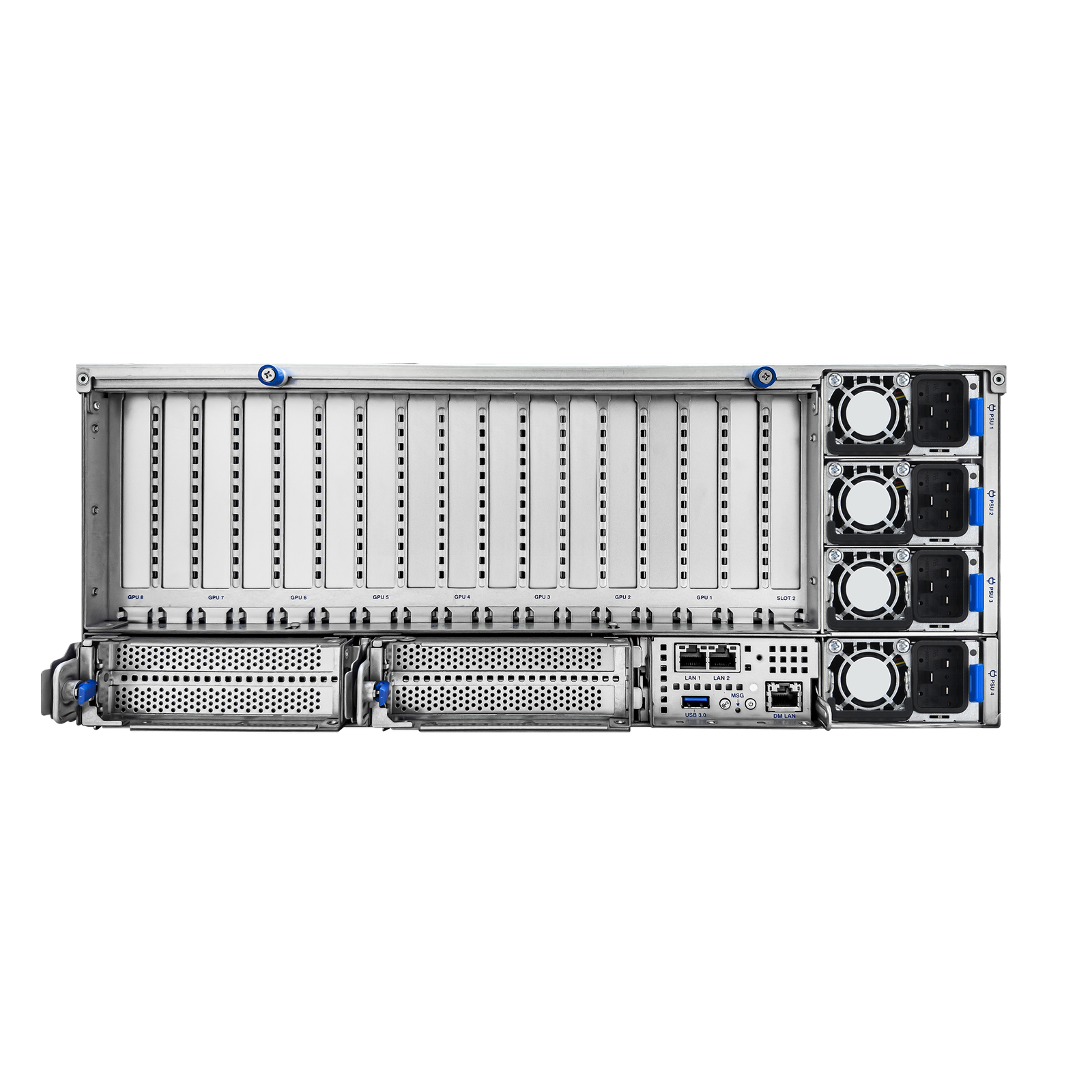 ASUS ESC8000A-E13P – Servidor GPU 4U AMD EPYC 9005 com 8x NVIDIA H200 / RTX 6000 Blackwell e PCIe 5.0 - Imagem 5