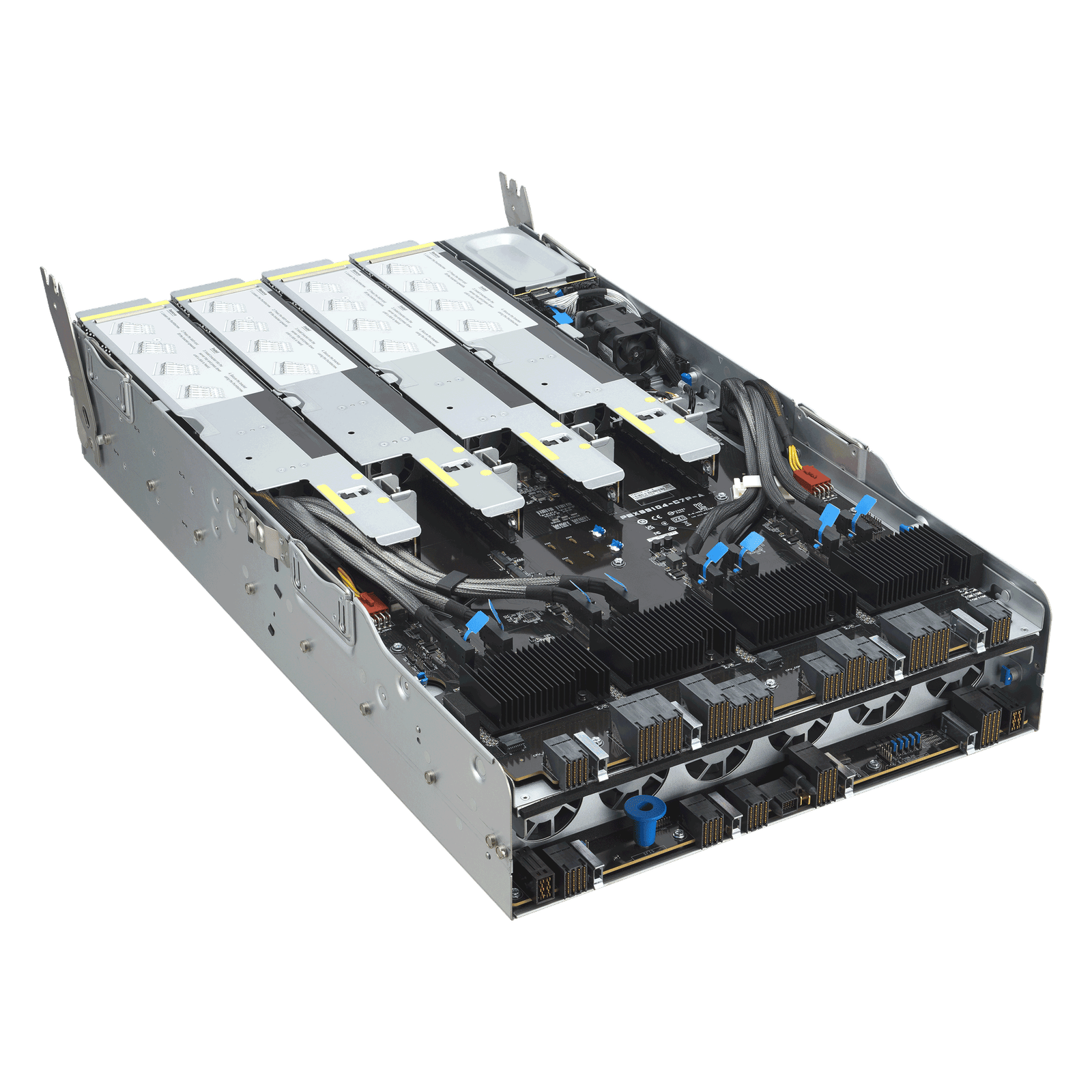 ASUS ESC A8A-E12U – Servidor GPU 7U com 8 AMD Instinct™ MI325X, Dual AMD EPYC™ 9005, 11 PCIe, 24 DIMMs e 10 NVMe - Imagem 7