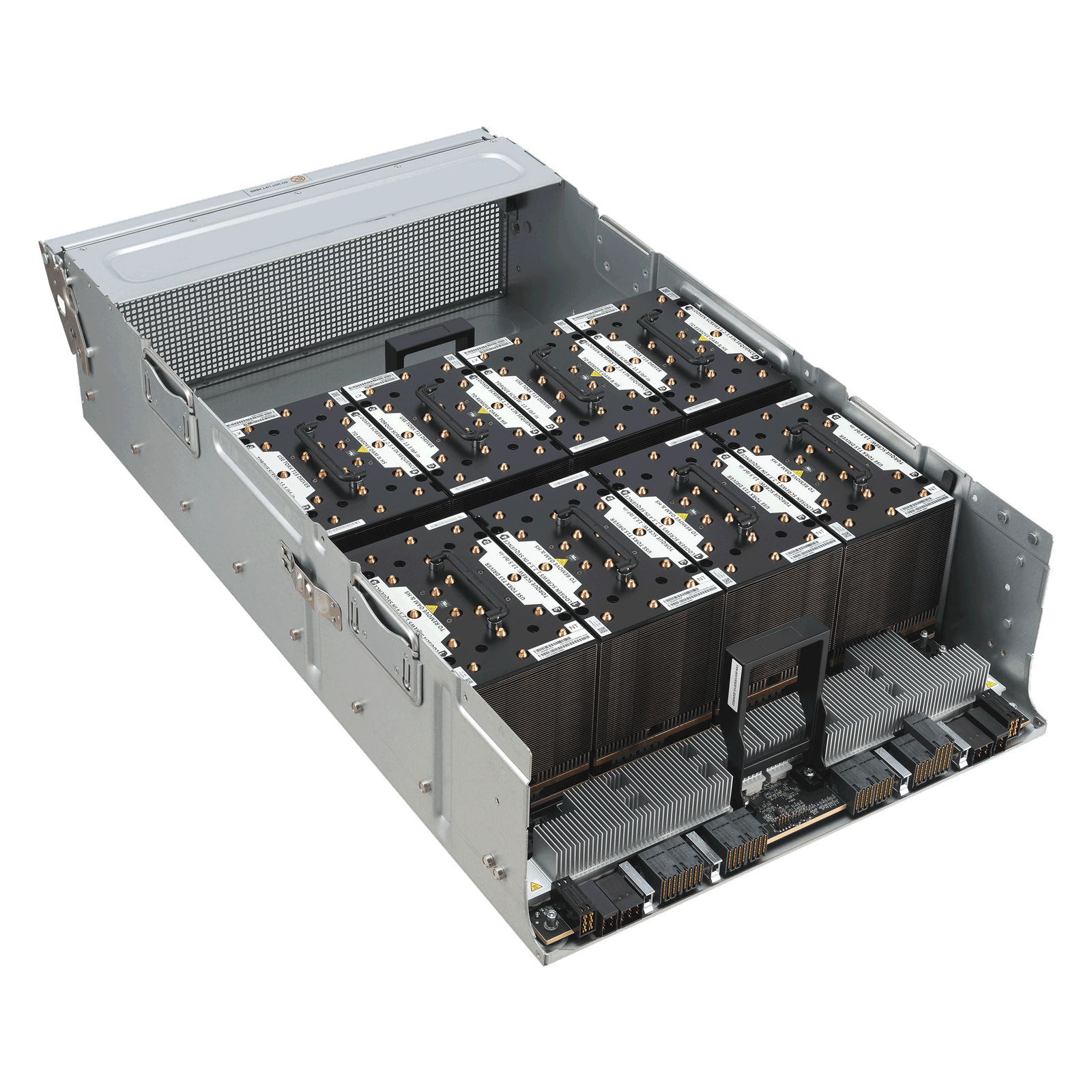 ASUS ESC A8A-E12U – Servidor GPU 7U com 8 AMD Instinct™ MI325X, Dual AMD EPYC™ 9005, 11 PCIe, 24 DIMMs e 10 NVMe - Imagem 9