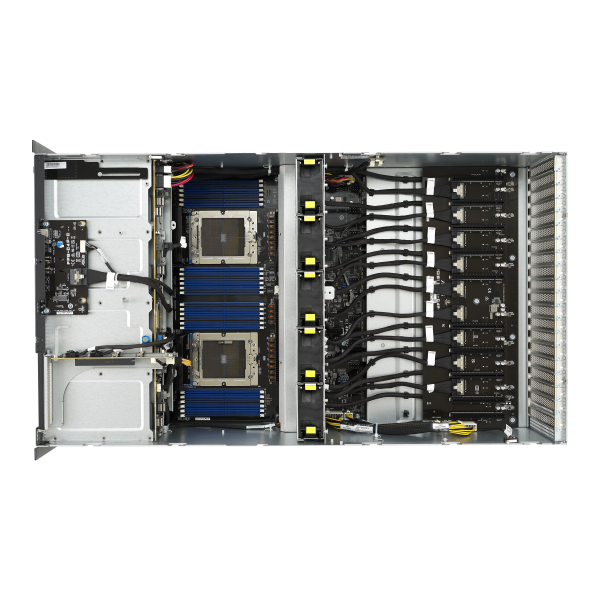 ASUS ESC8000A-E12 – Servidor GPU 4U com AMD EPYC™ 9004, 8 GPUs, DDR5, PCIe 5.0 e Fonte Titanium 3000W - Imagem 8