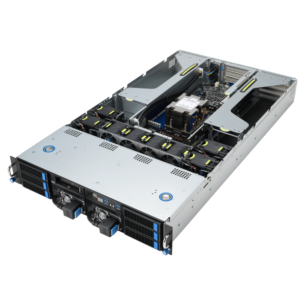 ASUS ESC4000A-E12 | Servidor GPU 2U com AMD EPYC 9004/9005, 4 GPUs, PCIe 5.0 e DDR5 - Imagem 8