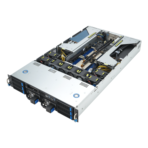 ASUS ESC4000-E11 — Servidor GPU 2U com 5ª Geração Intel Xeon, até 4 GPUs, DDR5 5600MHz e Fonte 2600W Titanium - Imagem 6