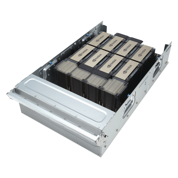ASUS ESC N8A-E12 — Servidor 7U com 8 GPUs NVIDIA H100, Dual AMD EPYC 9004 e 12 PCIe Gen5 para IA e HPC - Imagem 14